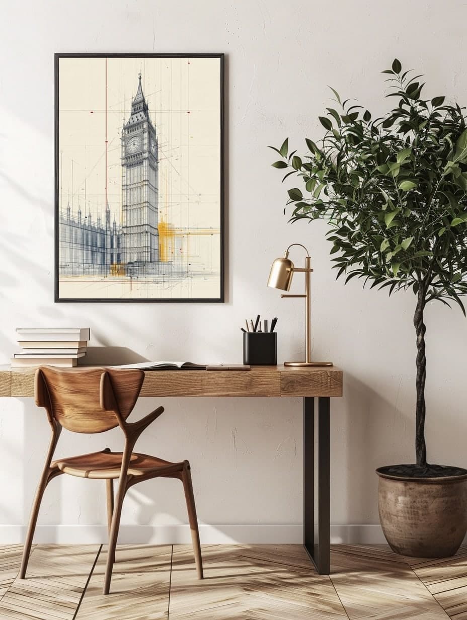 Big Ben in an office