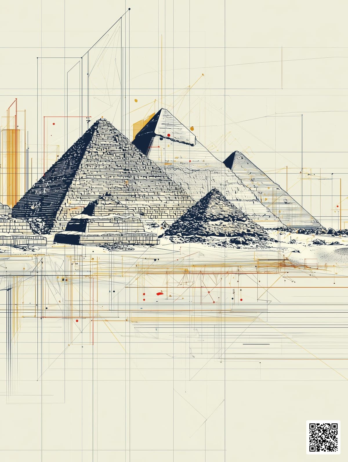 Midjourney Giza Pyramids