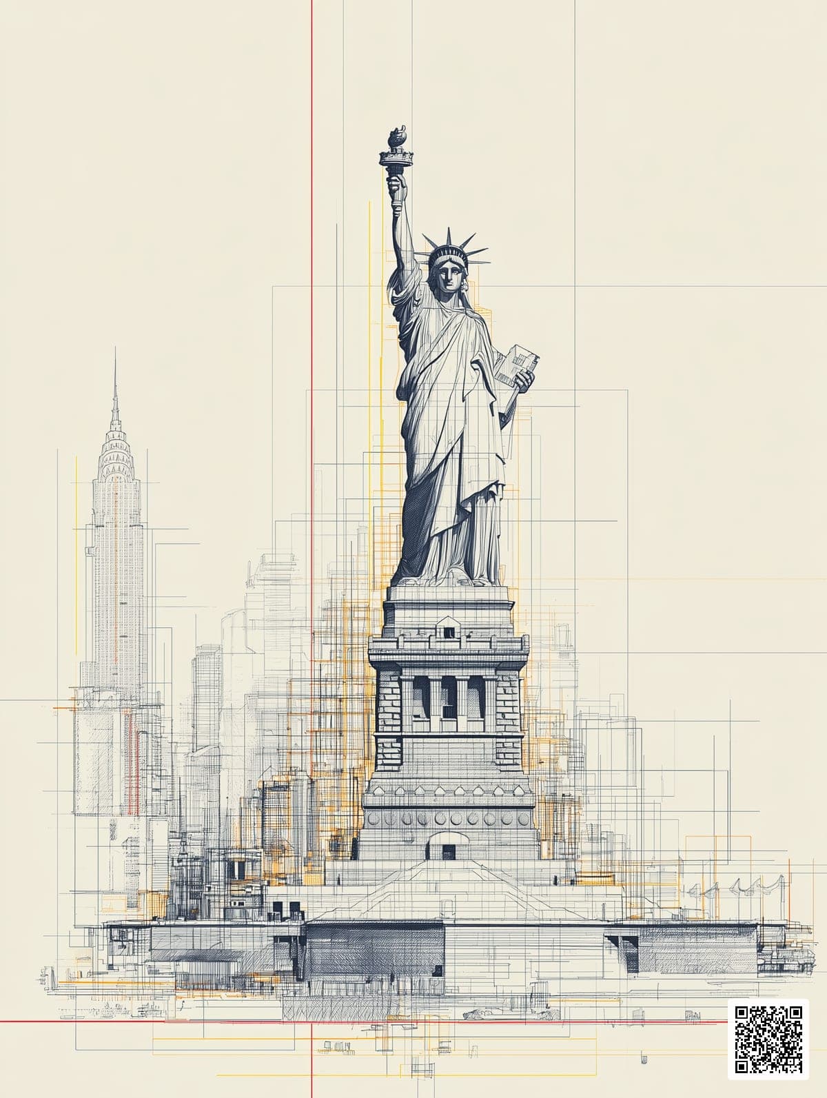 Midjourney New York Statueofliberty