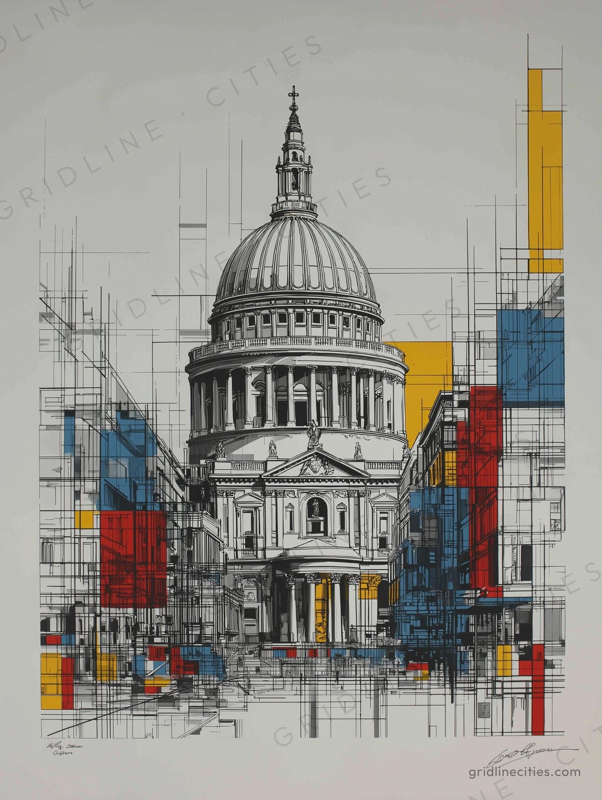 St Paul's Mondrian Style