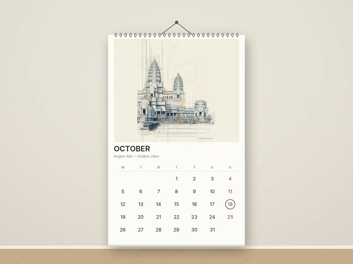 Angkor Wat as calendar