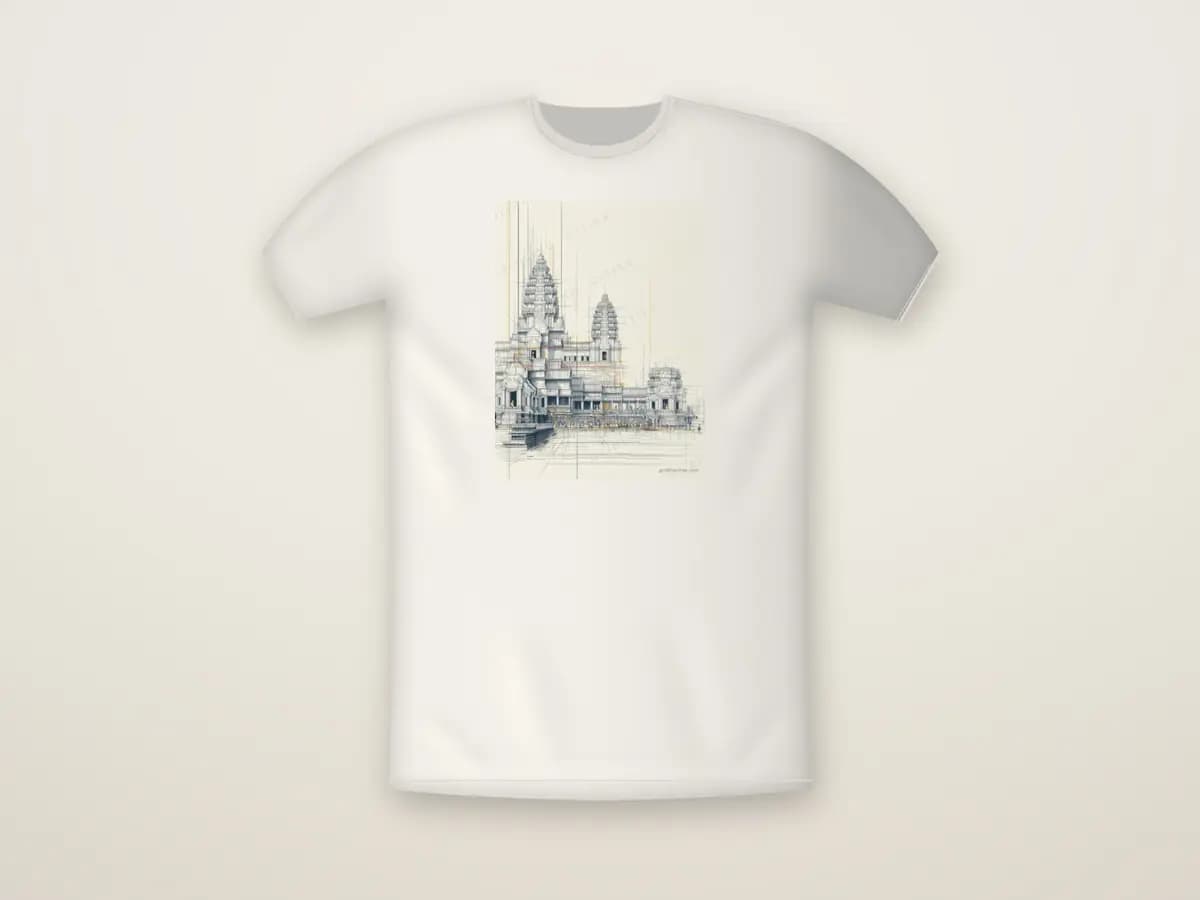 Angkor Wat as t-shirt