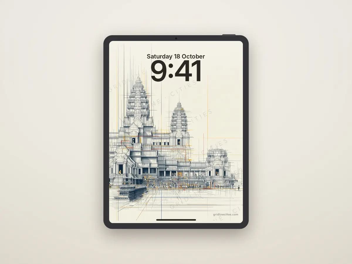 Angkor Wat as tablet wallpaper