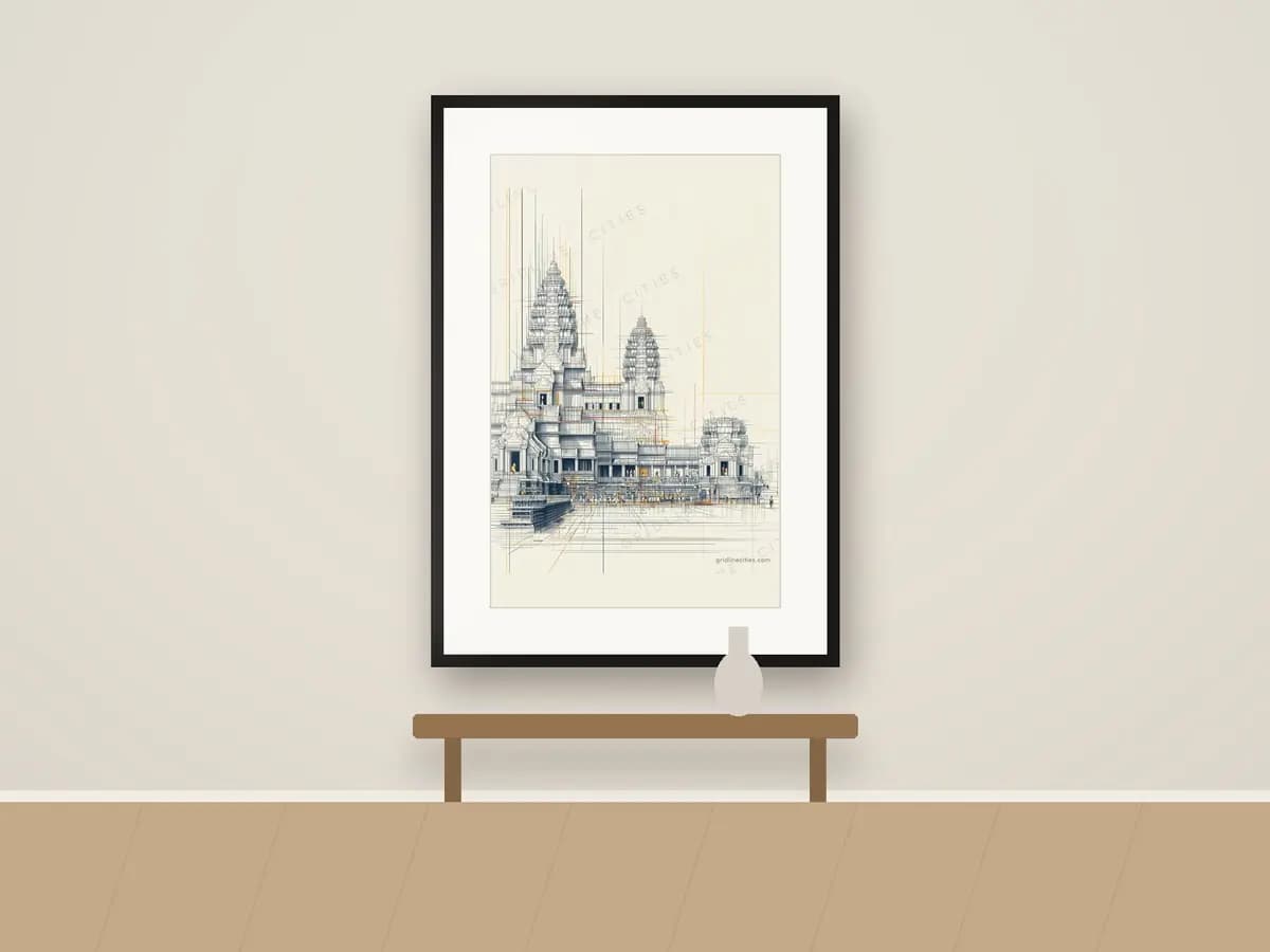 Angkor Wat as print & frame