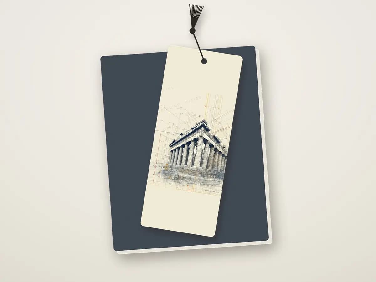 Athens Acropolis as bookmark