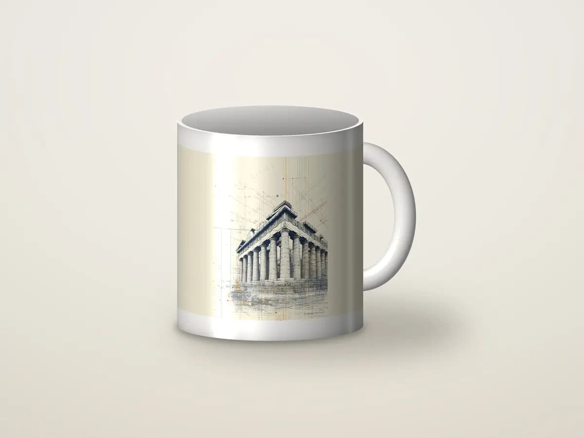 Athens Acropolis as mug