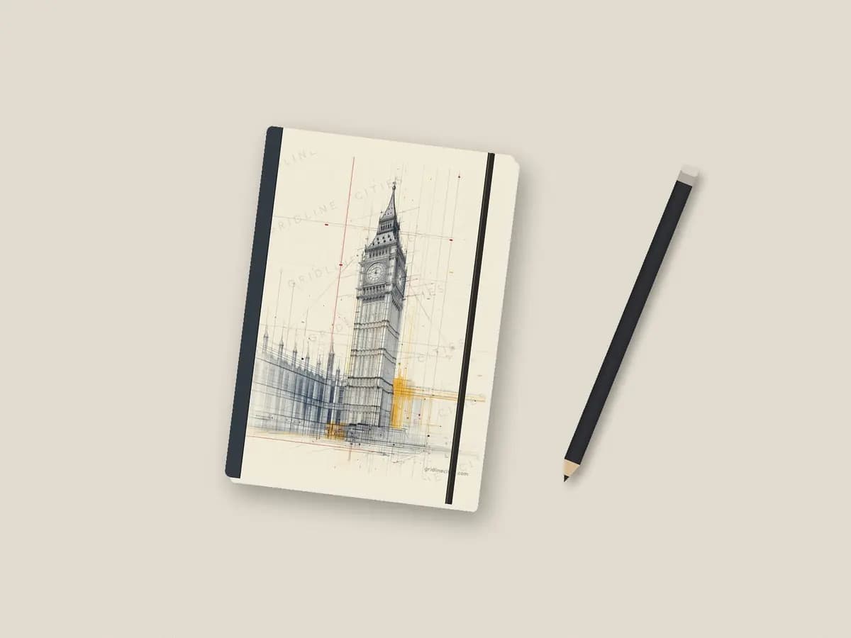 Big Ben as notebook cover