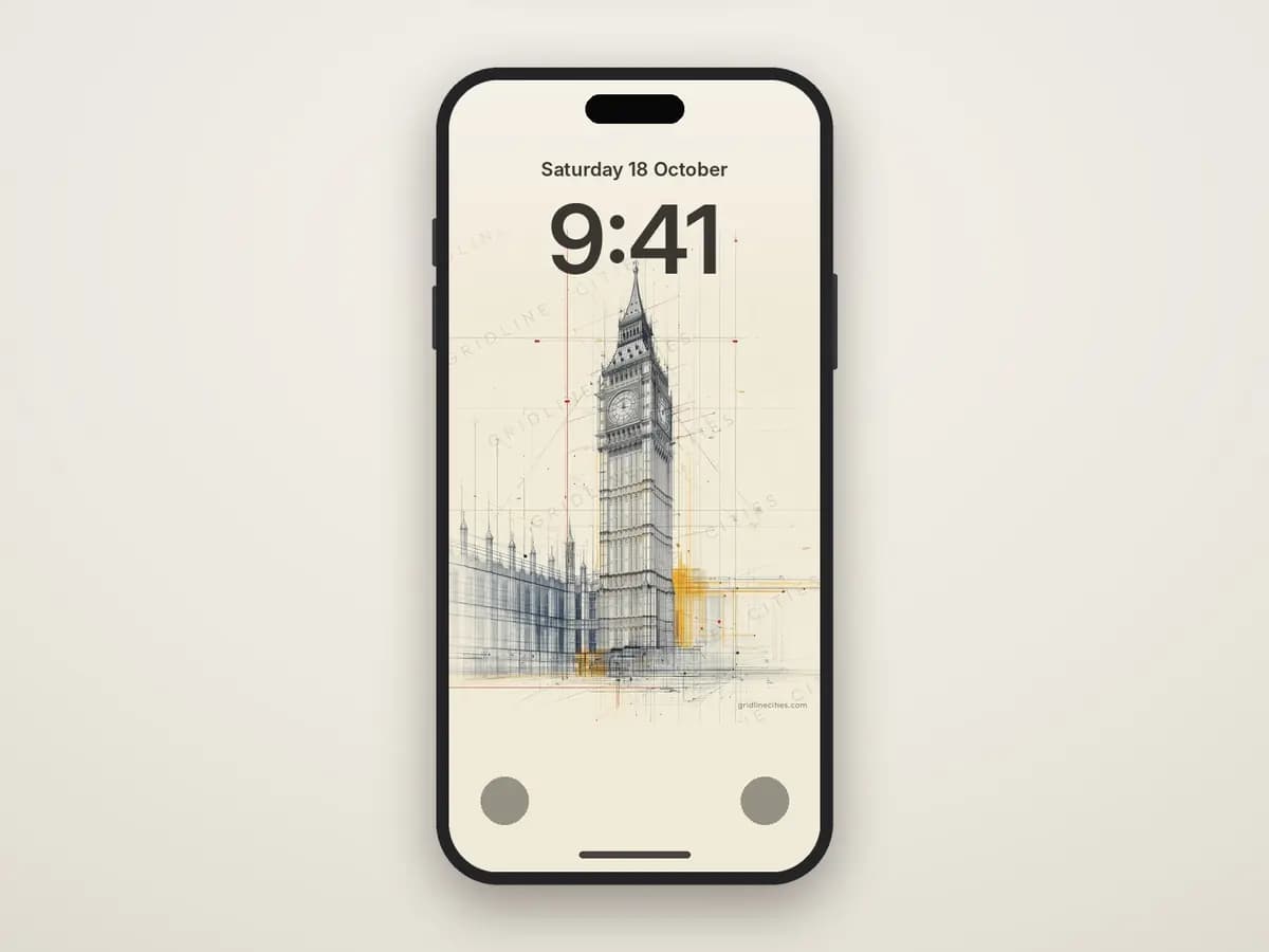 Big Ben as phone wallpaper