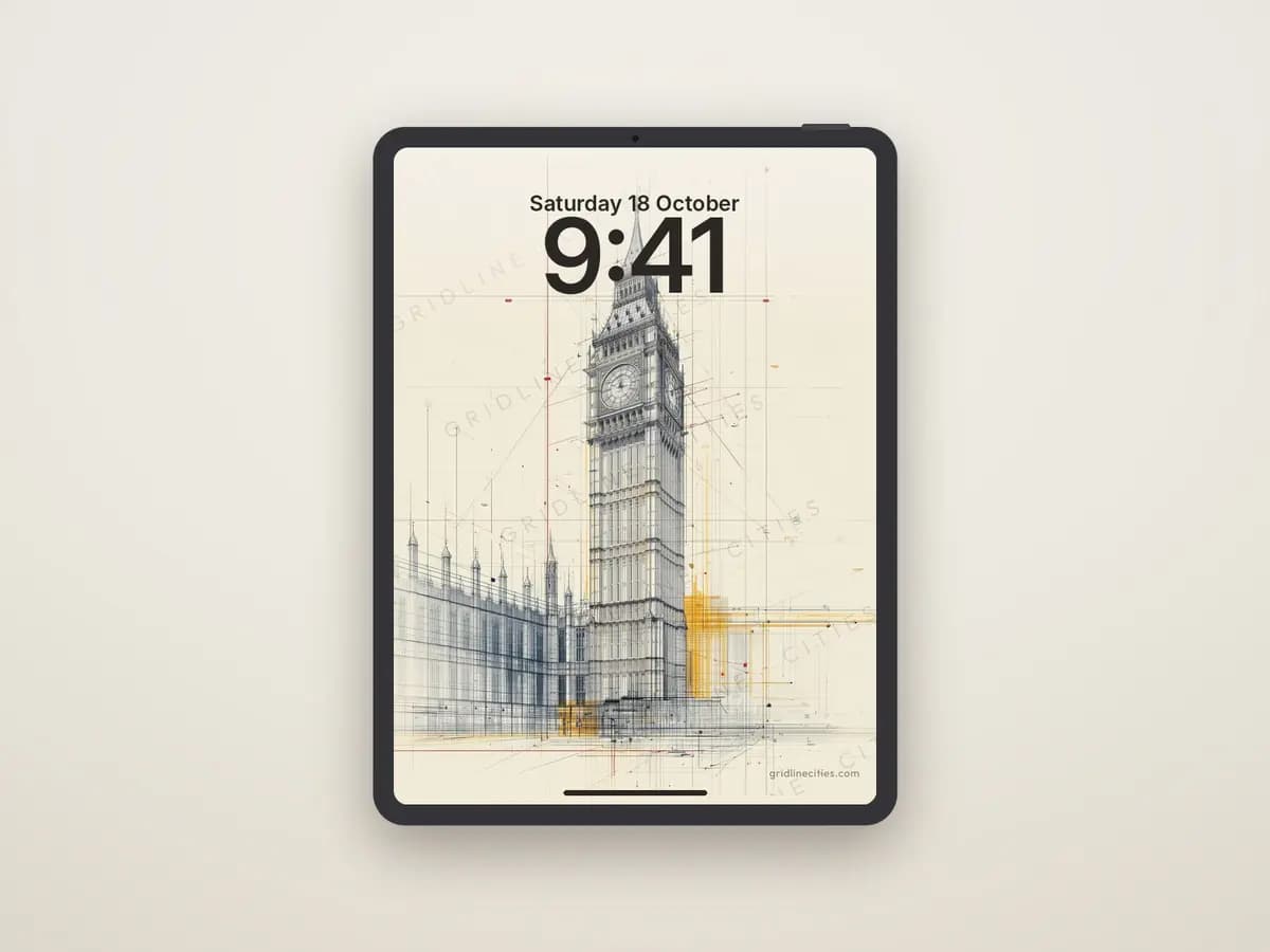 Big Ben as tablet wallpaper