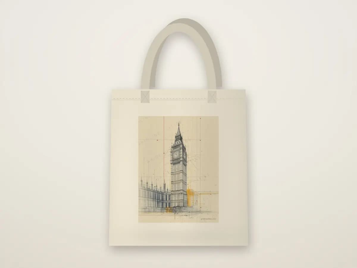 Big Ben as tote bag