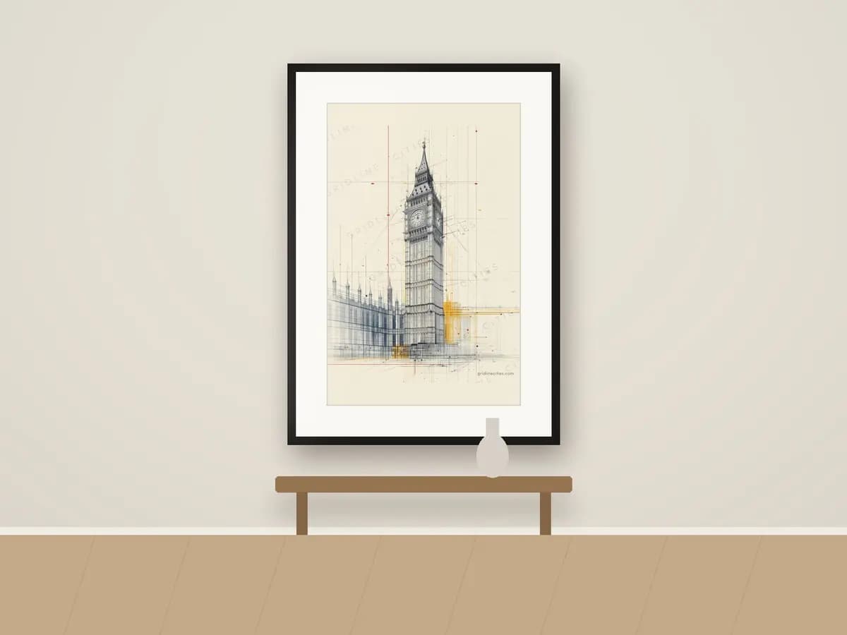 Big Ben as print & frame