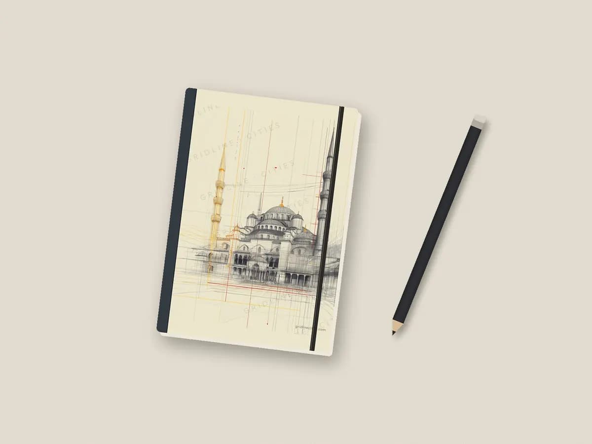 Istanbul Blue Mosque as notebook cover