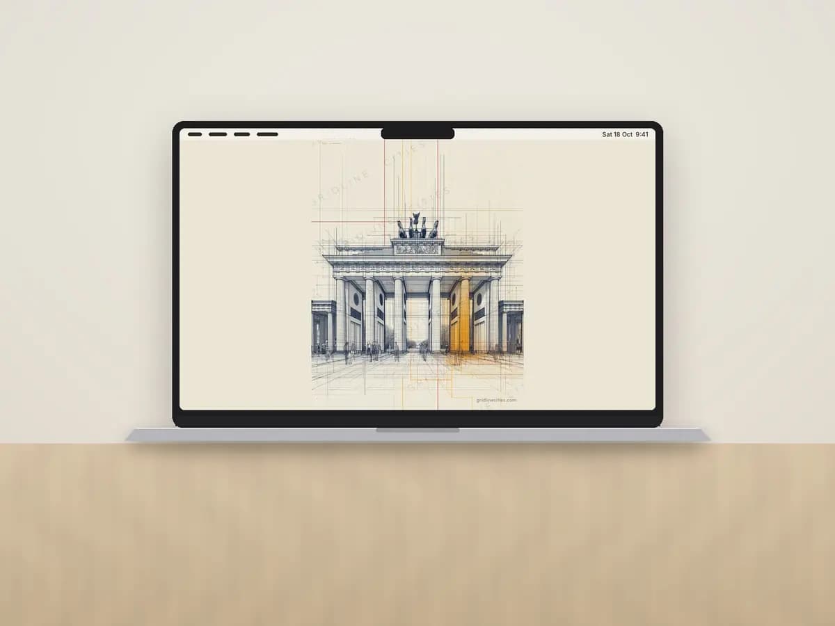 Berlin Brandenburg Gate as desktop wallpaper