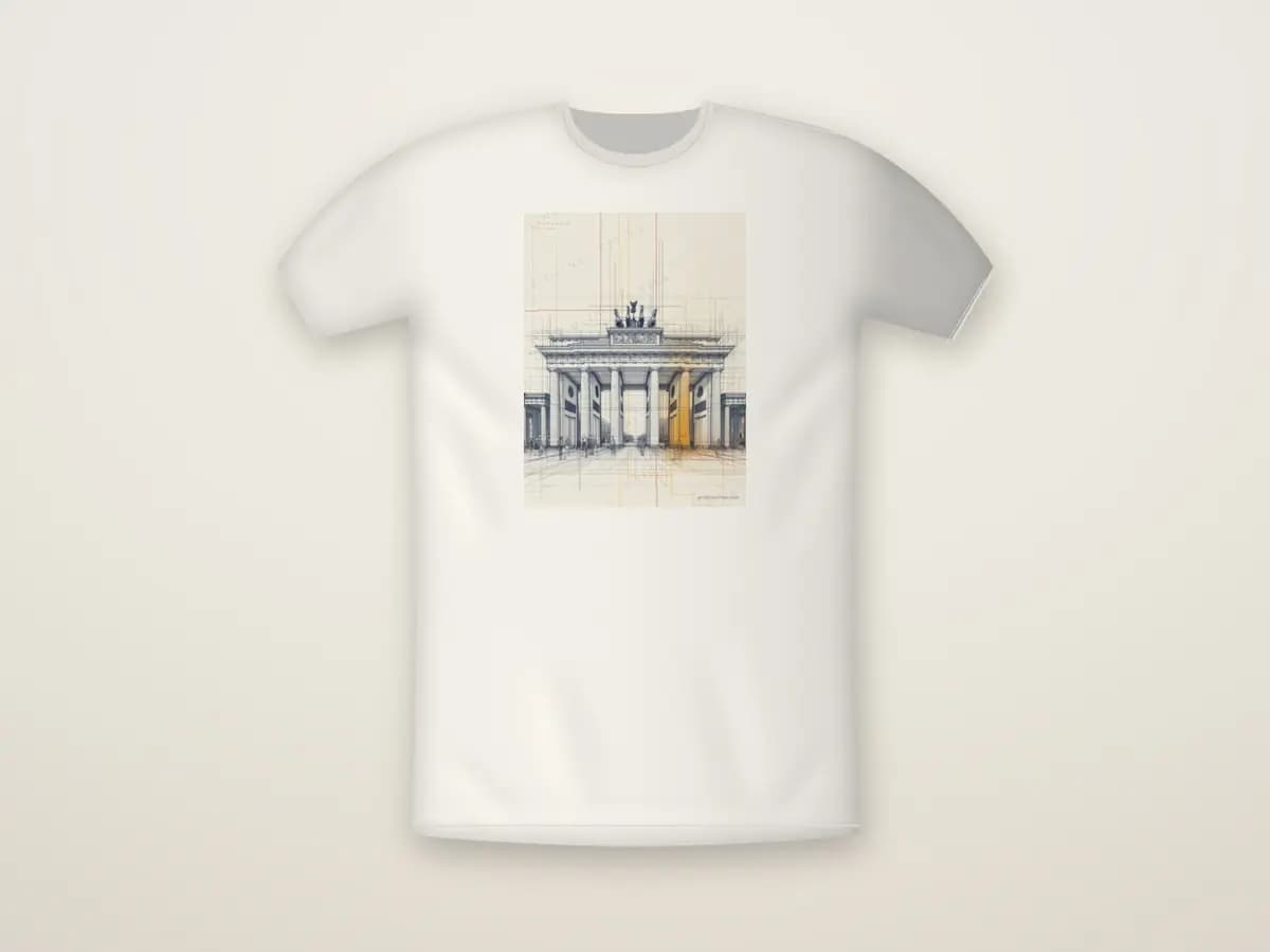Berlin Brandenburg Gate as t-shirt