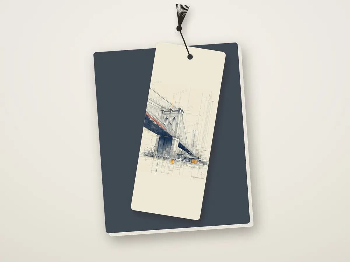 Brooklyn Bridge as bookmark