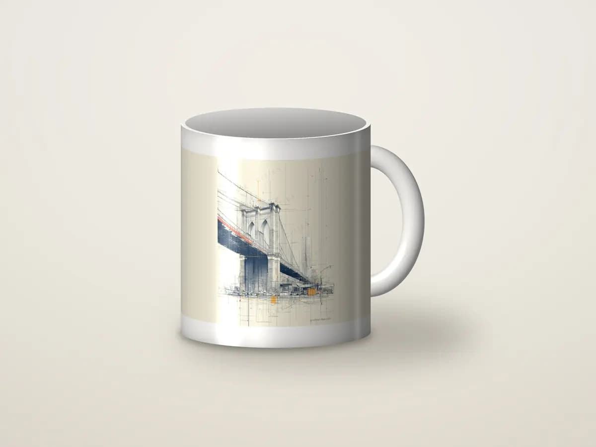 Brooklyn Bridge as mug