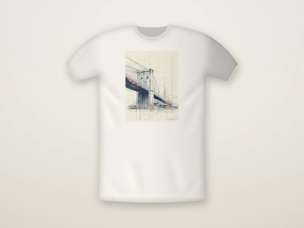 Brooklyn Bridge as t-shirt