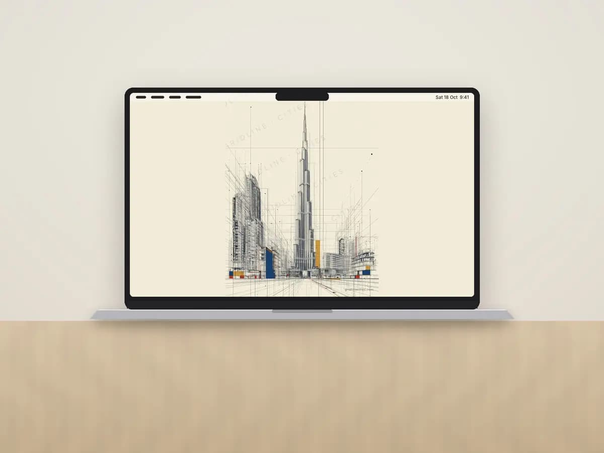 Burj Khalifa as desktop wallpaper