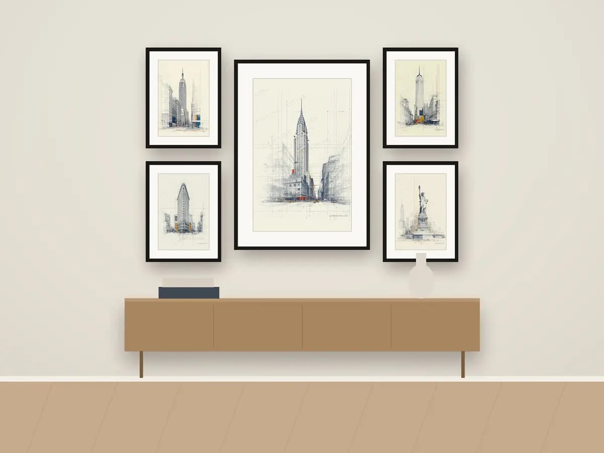 Chrysler as gallery wall