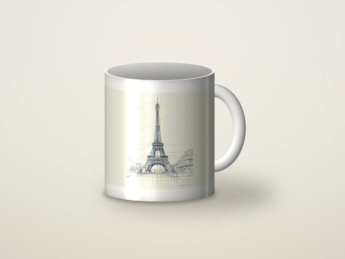 Paris Eiffeltower as mug