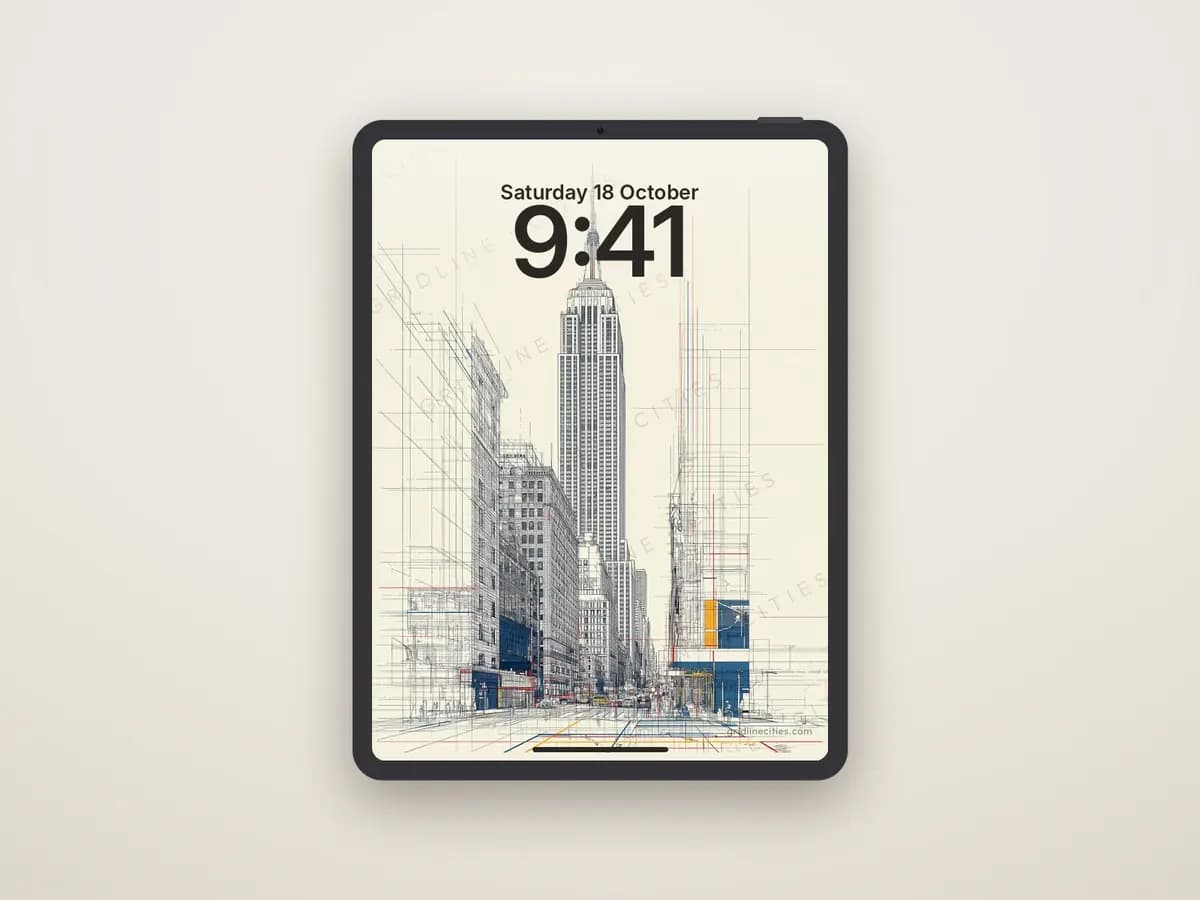 Empire State as tablet wallpaper