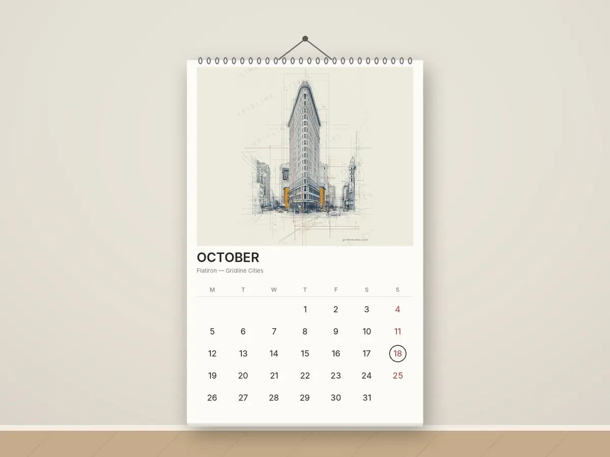 Flatiron as calendar