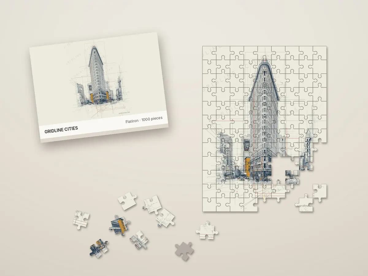 Flatiron as jigsaw puzzle