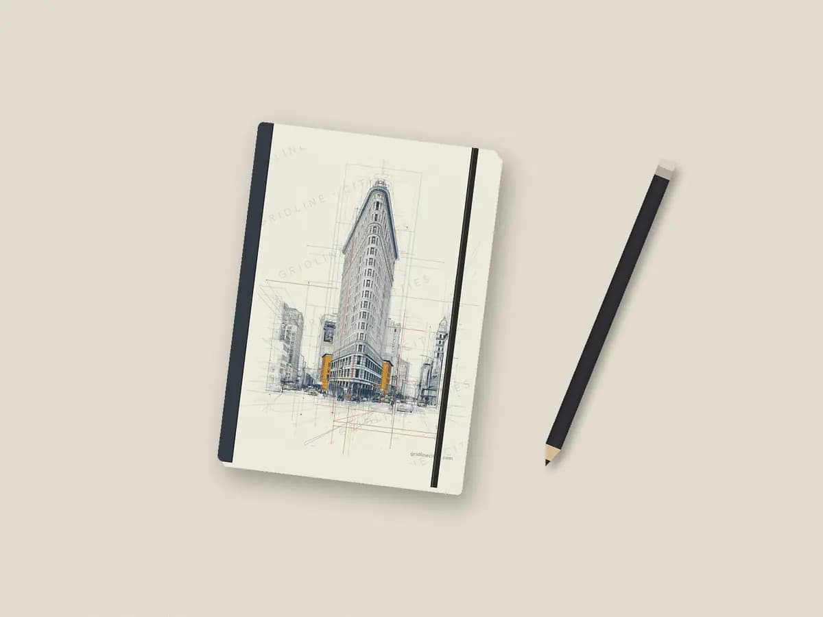 Flatiron as notebook cover