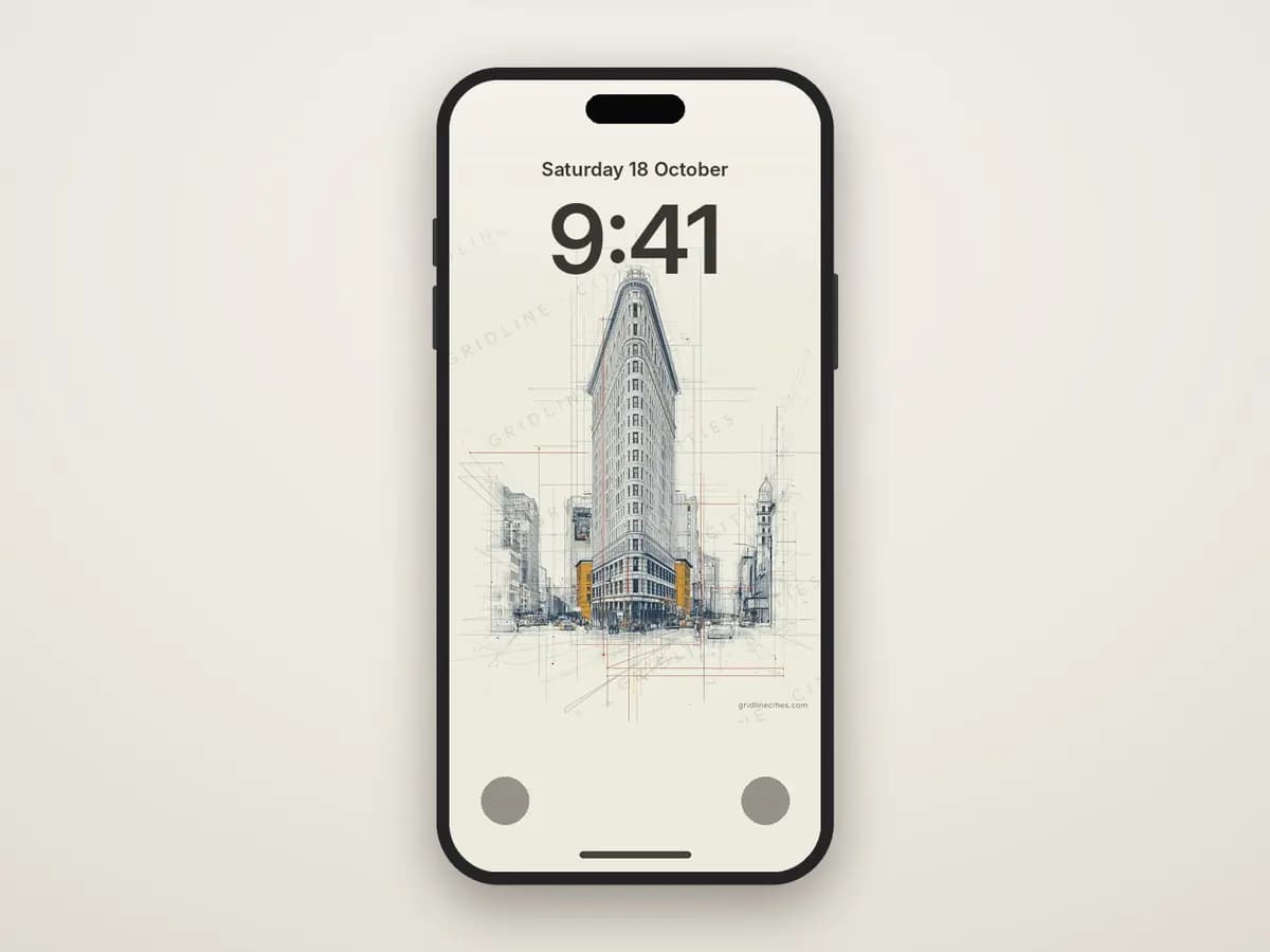 Flatiron as phone wallpaper