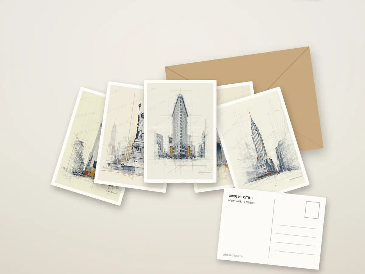 Flatiron as postcards