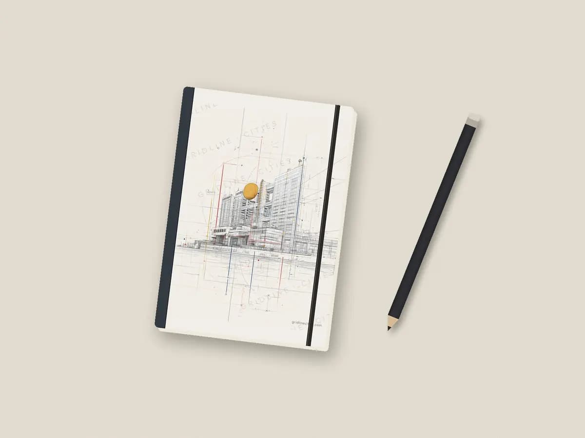 Fuji Television Building as notebook cover