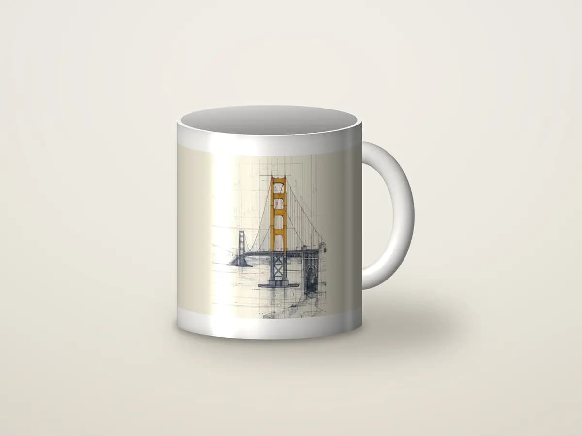 Golden Gate Bridge as mug