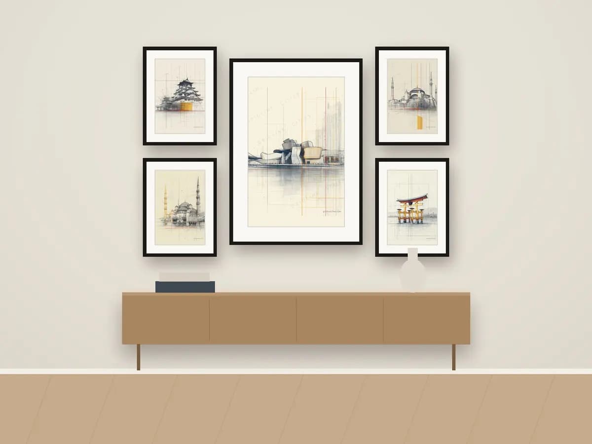 Guggenheim Museum Bilbao as gallery wall