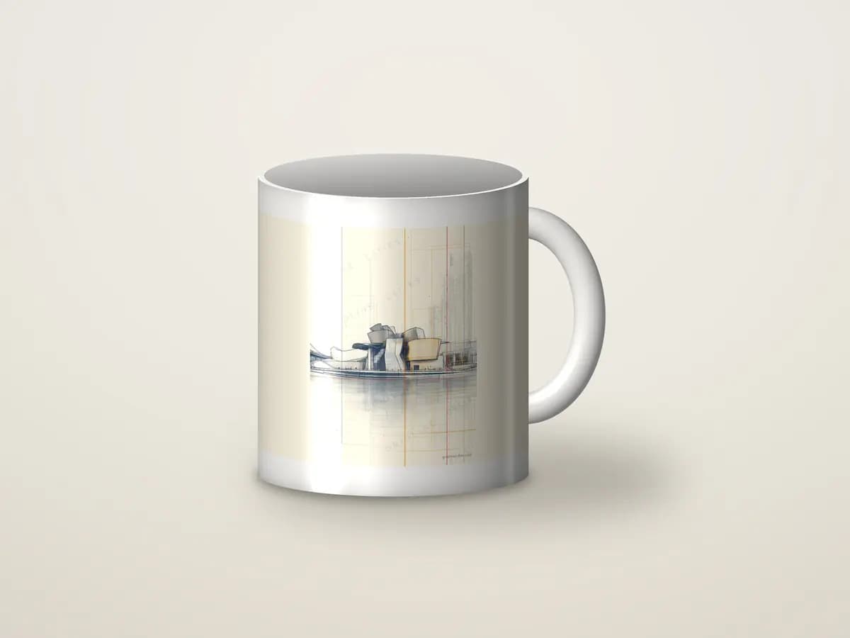 Guggenheim Museum Bilbao as mug
