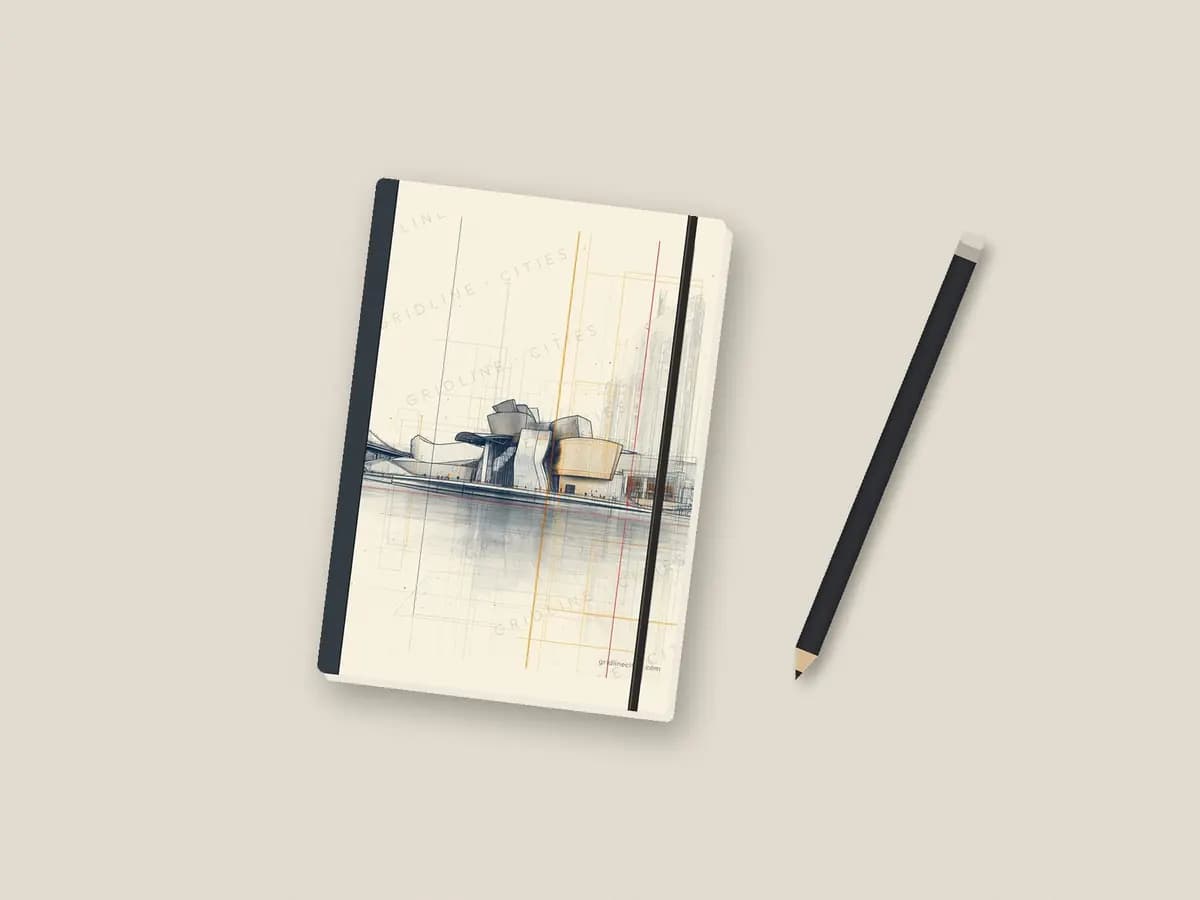 Guggenheim Museum Bilbao as notebook cover