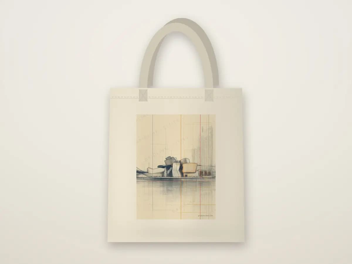 Guggenheim Museum Bilbao as tote bag