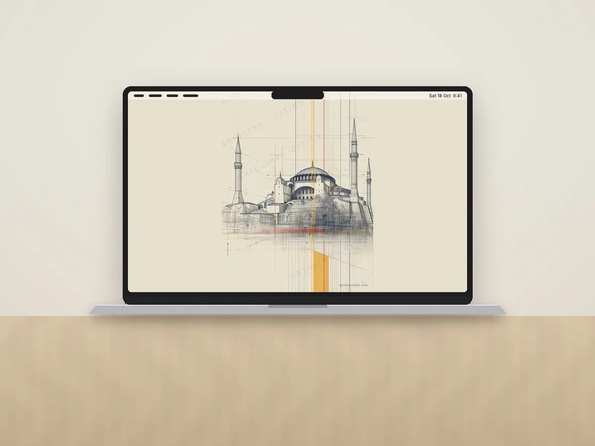 Istanbul Hagia Sophia as desktop wallpaper