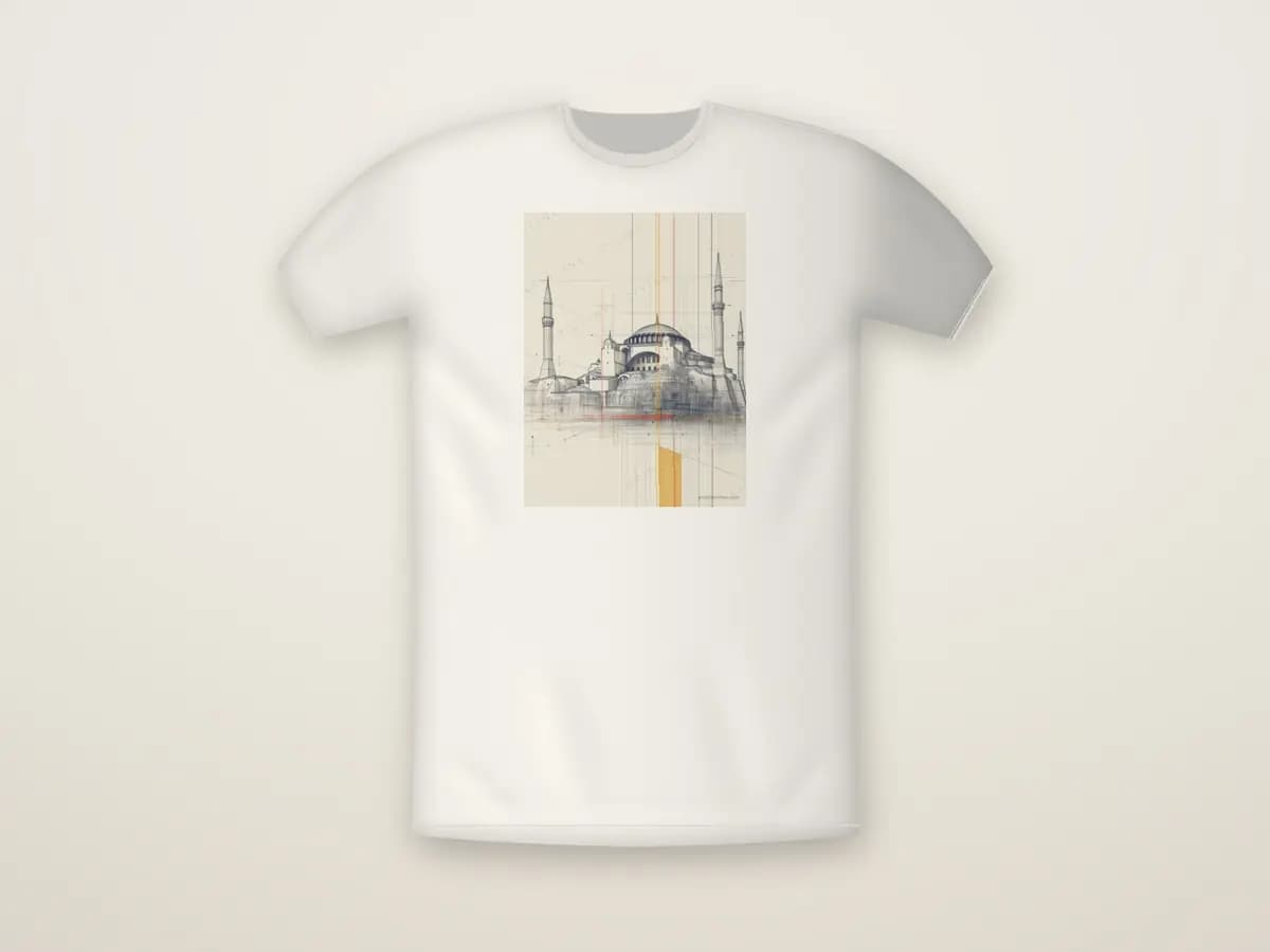 Istanbul Hagia Sophia as t-shirt