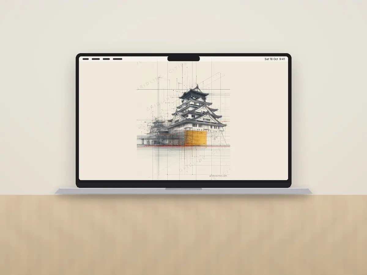 Himeji Castle as desktop wallpaper