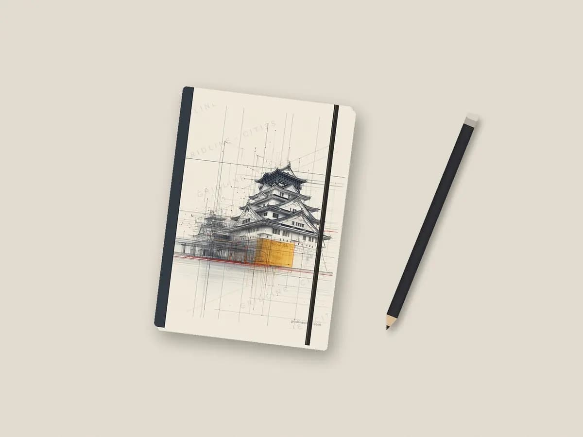 Himeji Castle as notebook cover