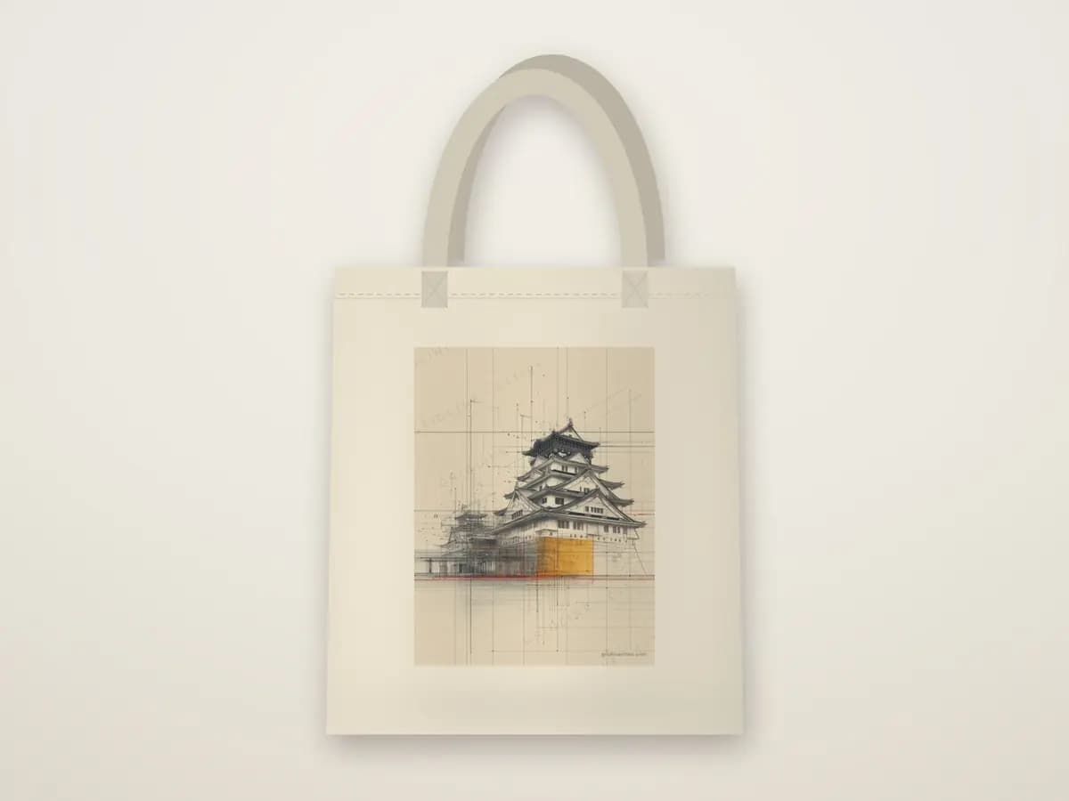 Himeji Castle as tote bag