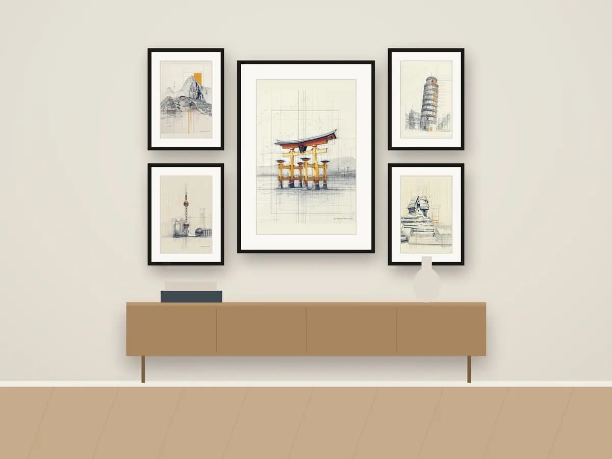 Itsukushima Shrine Miyajima as gallery wall