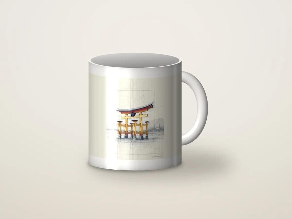 Itsukushima Shrine Miyajima as mug