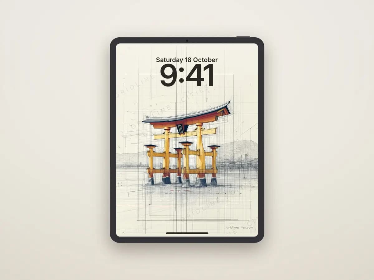 Itsukushima Shrine Miyajima as tablet wallpaper