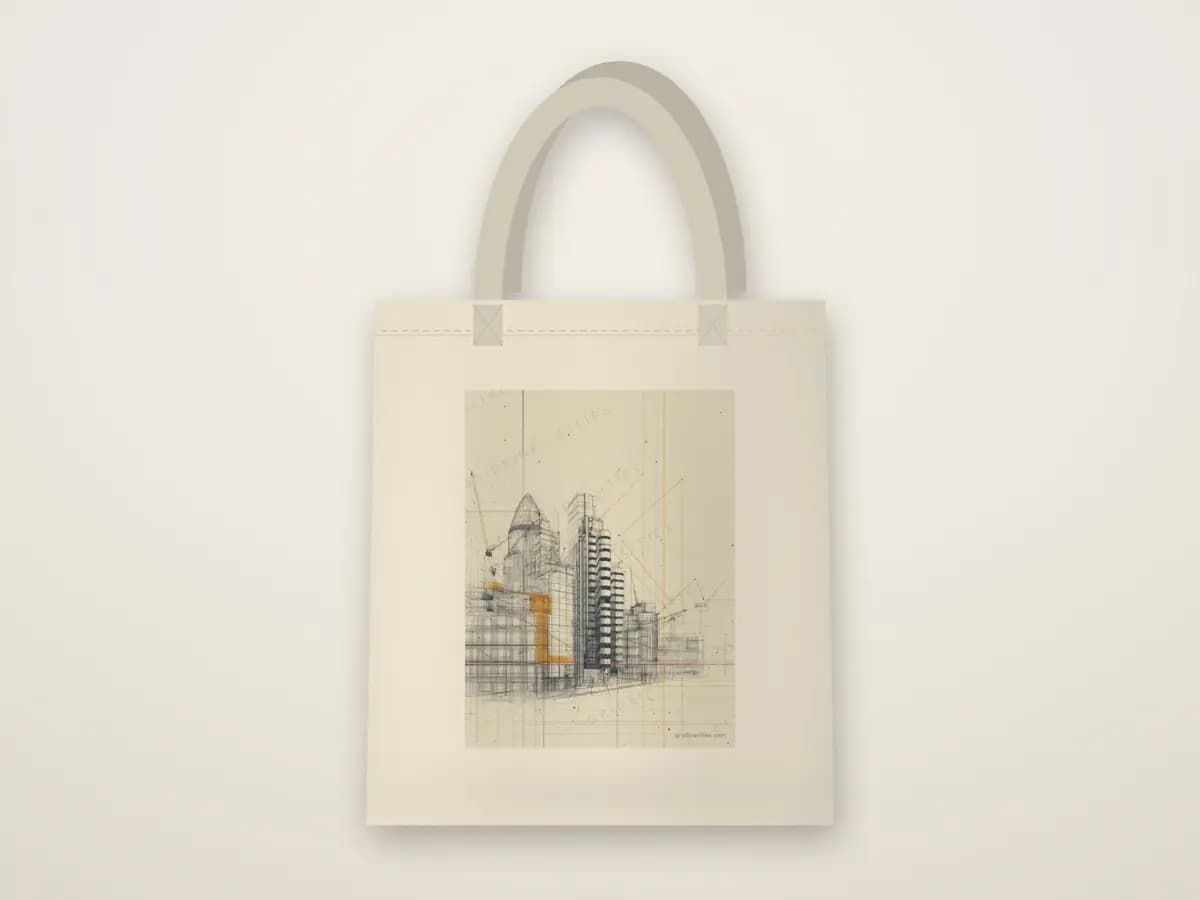 Lloyd's Building as tote bag