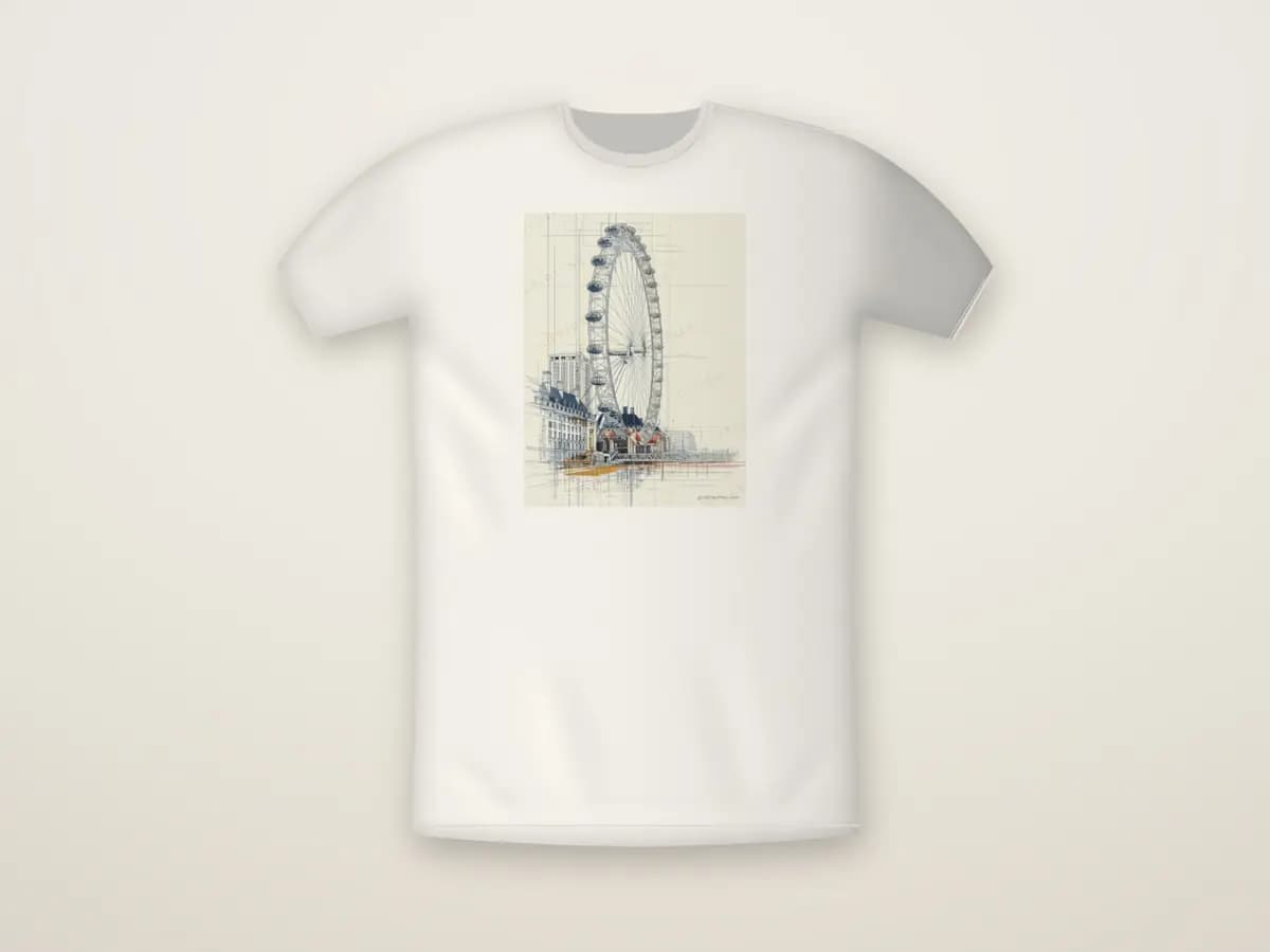 London Eye as t-shirt