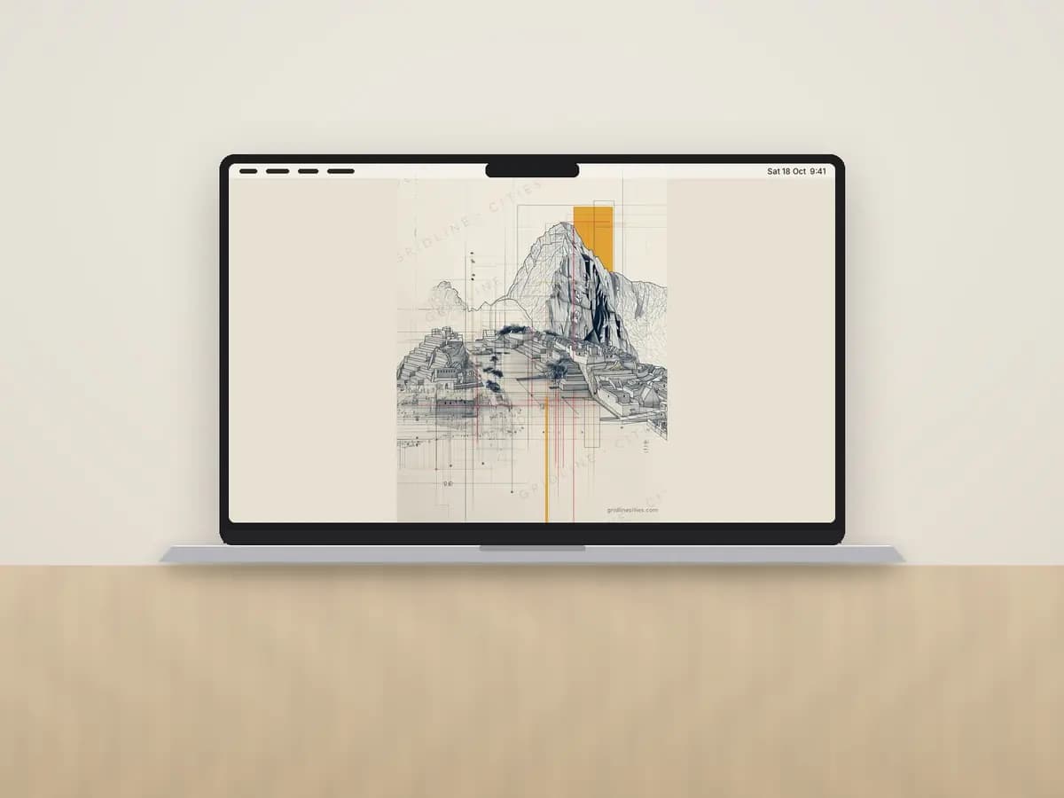 Machu Picchu as desktop wallpaper