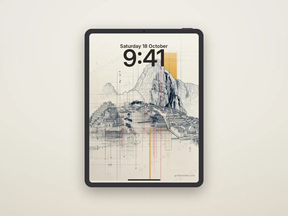 Machu Picchu as tablet wallpaper