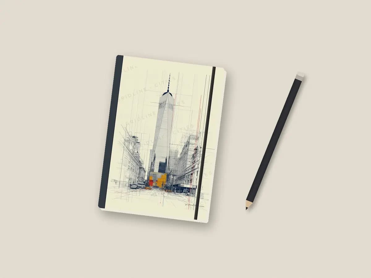 One World as notebook cover