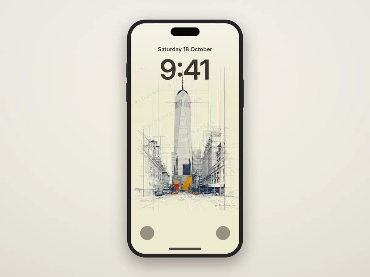 One World as phone wallpaper